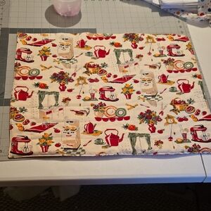 Vintage Kitchen Print Hot Pad. Perfect For Canning.